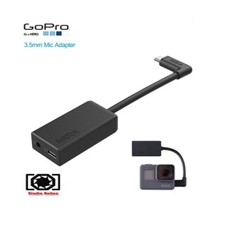 GoPro Pro 3.5mm Mic Adapter for Hero 7 Black / 6 Black / 5 Black / Session