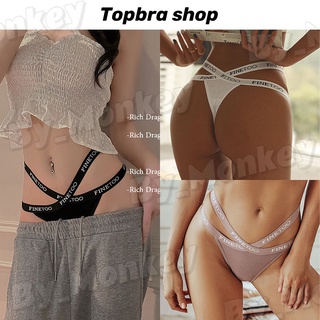 Topbra_shop กางเกงใน ชุดชั้นใน กางเกงชั้นในเข็มขัดไร้รอยต่อเซ็กซี่ แฟชั่นแบบสปอตร์ๆ มีสายคาดเอวCDA78