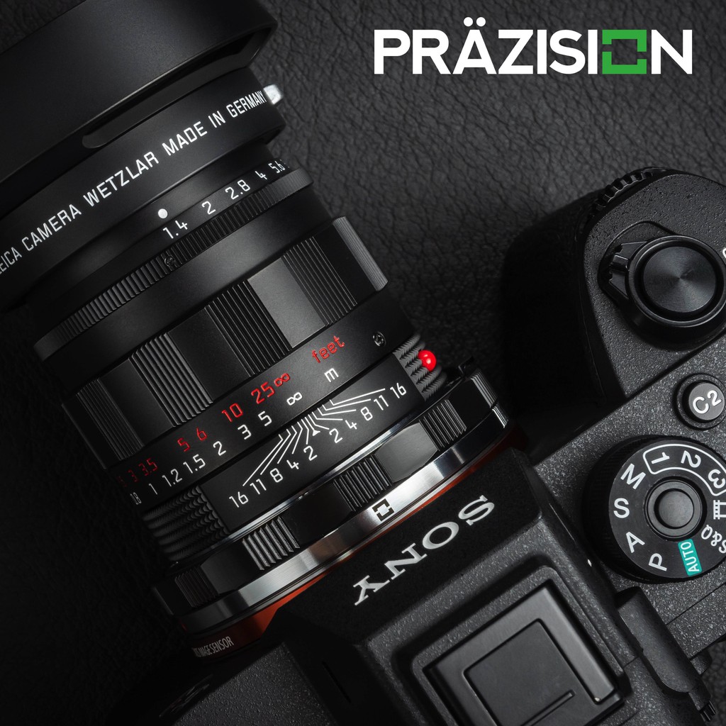 Leica M - Sony FE Close Focus เมาท์แปลงพรีเมี่ยม Prazision ( LM-E / FE / LM-NEX / ไลก้า โซนี่ Adapter )