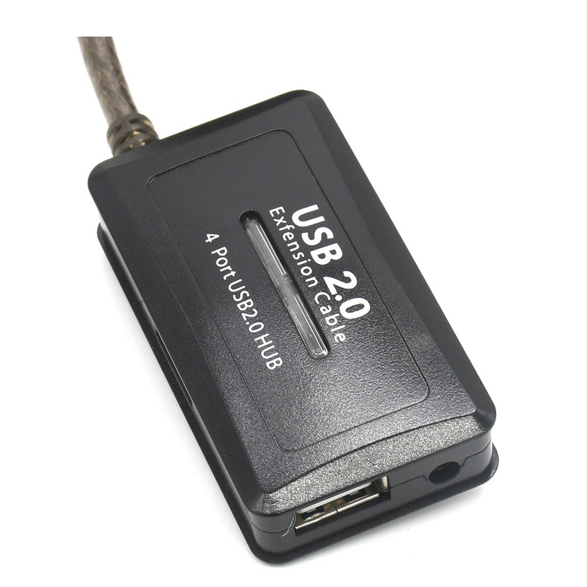 ZS USB 2.0 HUB 4 PORT EXTENSION CABLE 10 เมตร รุ่น MT-150 (แถมสายชาร์จไฟ)