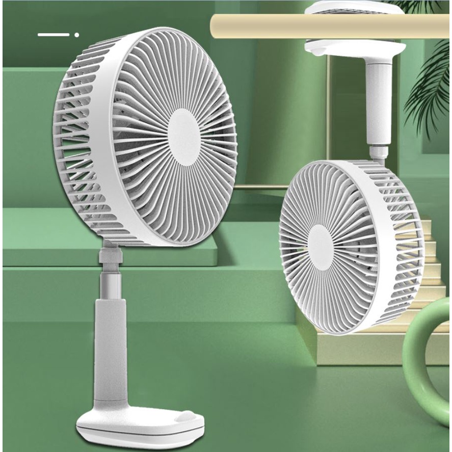 ADYSS F8 CLIP FAN พัดลม ไร้สาย น้ำหนักเบา พกพาสะดวกมาพร้อม ขาหนีบ ยืด หดได้