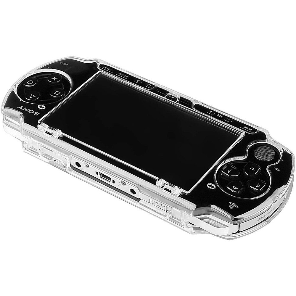 1 ชิ้นซิลิโคนแบรนด์ใหม่ Insten คลิปบนเคสคริสตัลเข้ากันได้กับ Sony PSP 2000 3000 Clear