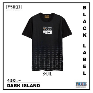 เสื้อยืดผ้าฝ้ายพิมพ์ลายแฟชั่นเสื้อยืดแขนสั้น 7thStreet​  เสื้อผู้ชาย One piece Dark iceland  ผ้าค้อทท้อนอย่างดี รุ่น B-D