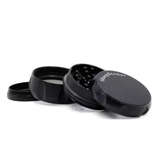 Sharpstone เครื่องบดเว้า 63MM 4 LAYERS Screeen สไตล์สังกะสีอัลลอยด์เครื่องขูดโลหะ เครื่องบด Grinder