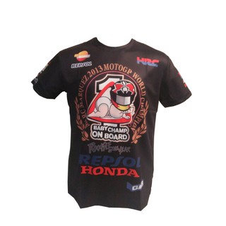 เสื้อยืดแขนสั้น Honda Repsol  วัสดุ ผ้าใยสังเคราะ ใส่สบาย 🔥พร้อมส่ง🔥มีเก็บปลายทาง