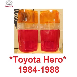 6รู ฝาไฟท้าย TOYOTA HILUX HERO  1984 - 1988 ฝาสามสี ส้ม ขาว แดง UTE 4RUNNER SURF LN50 LN56 โตโยต้า ฮีโร่ เลนส์ไฟ ฝาไฟ