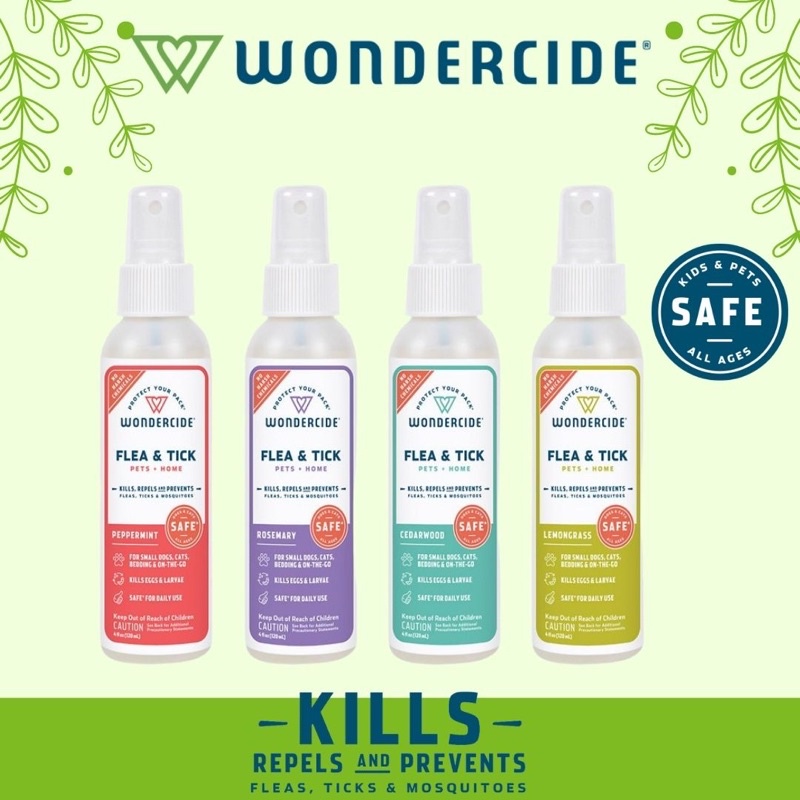 Wondercide - Flea & Tick Spray for pets 120ml.