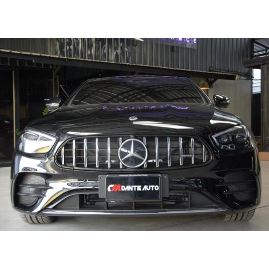 กระจังหน้าBenz รุ่นE รหัสW213 (Facelift AMG) ทรงGT-สีเงิน