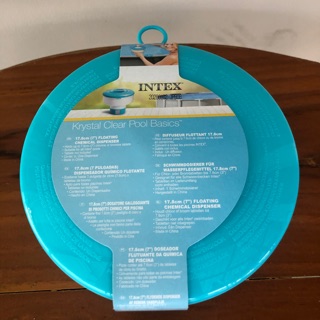 ทุ่นทุ่นลอยคลอรีน Intex ขนาดเส้นผ่าศูนย์กลาง 7นิ้ว(17.8cm) ใส่คลอรีนเม็ดได้ทั้งแบบ 15gและ200g