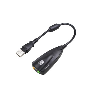 Promotion 5HV2 External usb sound card 7.1 with 3.5mm audio interface adapter for headphone speakers laptop Computer PC