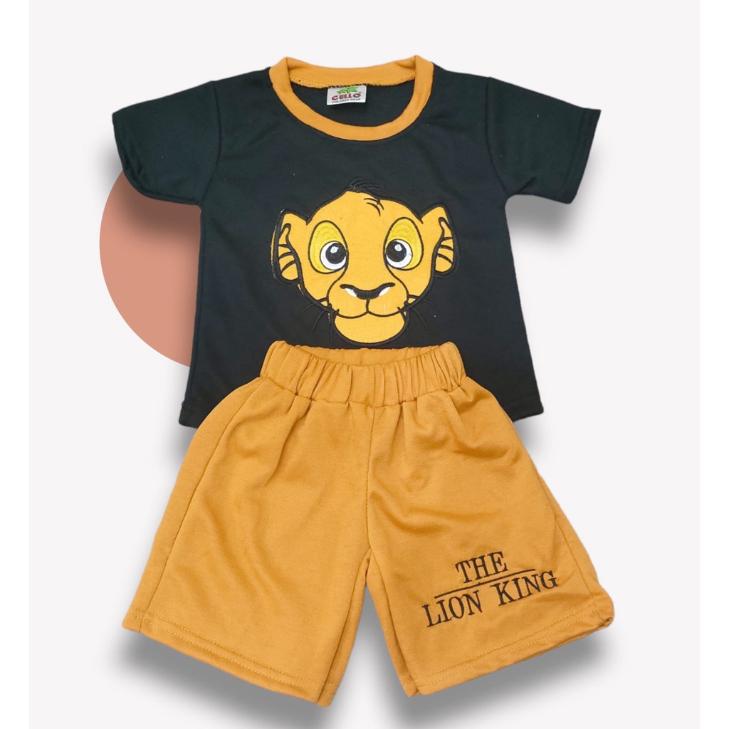 Boys& 39; DAILY SETTINGS BOYS& 39; TROUSERS SET PLAY SET LION