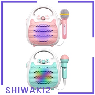 [SHIWAKI2] Kids Karaoke Machine Singing Toys Microphone Toy Indoor Outdoor Portable