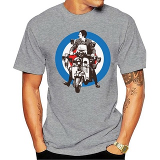 เสื้อยืดสีขาวเสื้อยืด พิมพ์ลายสัญลักษณ์ JIMMY MOD QUADROPHENIA สําหรับเด็กผู้ชายS-4XL