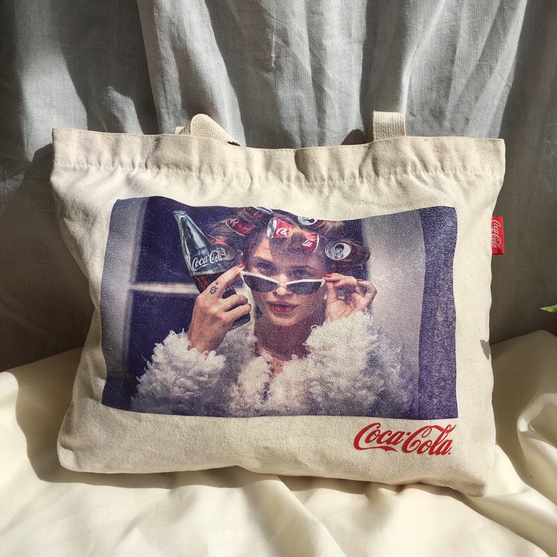 กระเป๋าผ้ามือสอง Coca Cola