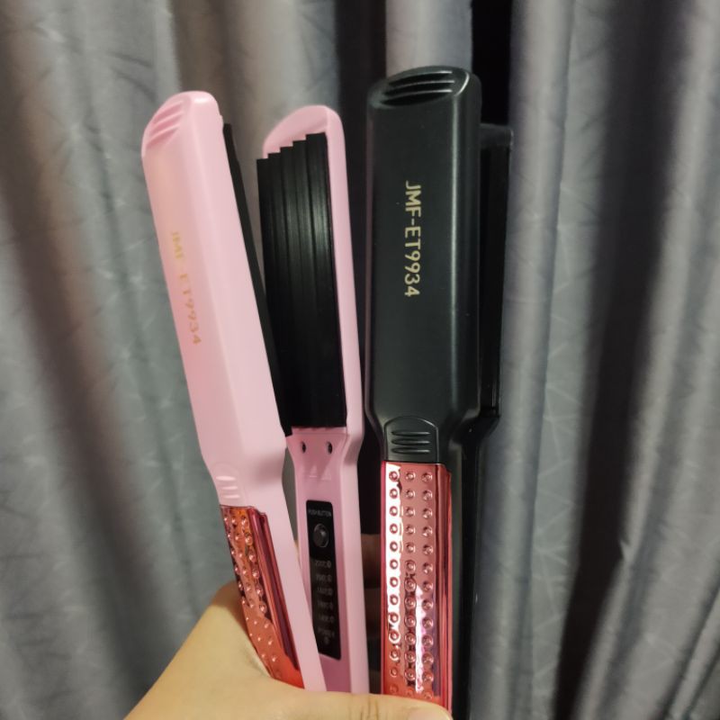 ของแท้ มีมอก. JMF 9934 / CKL 1200 เครื่องหนีบผม แผ่นหยัก แผ่นมาม่า ลอนมาม่าเล็ก หนีบยกโคน - รูปที่ 2