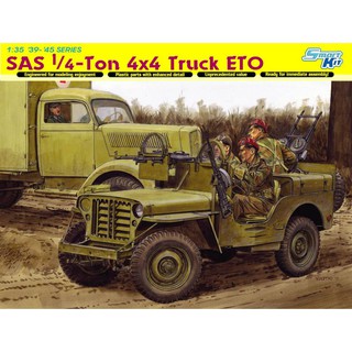 โมเดลประกอบ Dragon Model 1/35 DRA6725 SAS 1/4-TON 4X4 TRUCK ETO