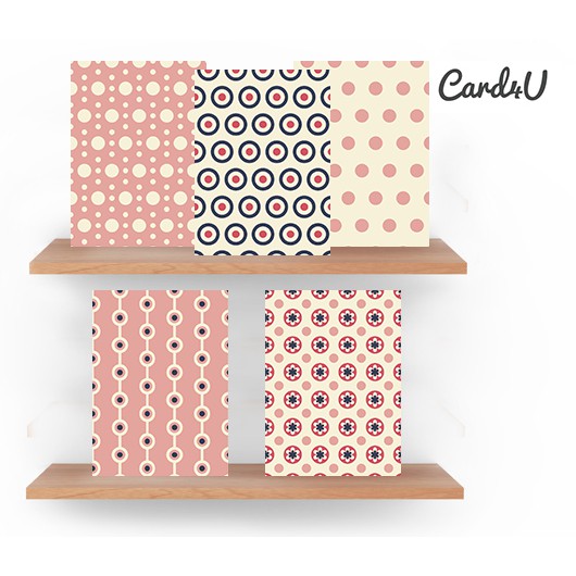 (พร้อมส่ง) การ์ดอวยพร 9.60 Baht/แผ่น (Greeting Card) เพื่อติดของขวัญ ช่อดอกไม้ หรือเขียนข้อความ ชุดร