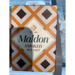 เกลือทะเล เมลดอน รมควัน 125g. Maldon Smoked Sea Salt