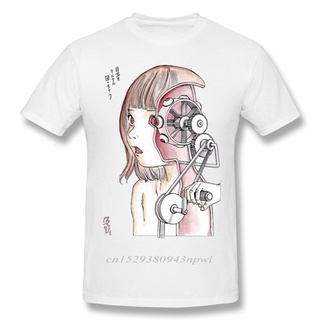 เสื้อยืดผ้าฝ้ายเสื้อยืด ผ้าฝ้าย พิมพ์ลาย Shintaro Kago สไตล์เรโทร สําหรับผู้ชาย BHYX RRPCL XL  XXL 3XL