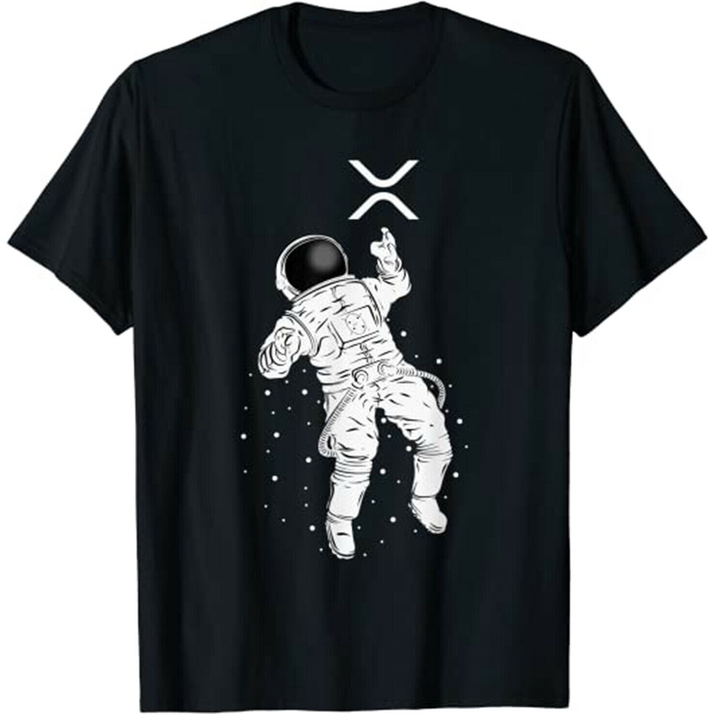 Humor Ripple Xrp Xrp Xrp เสื้อยืดนักบินอวกาศตลก