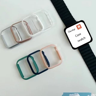 เคส watch 1 2 3 4 5 6 SE 7 8 9 10 11 เคส 38/40mm 42/44mm 41mm 45/46mm เคส watch เคสสําหรับแอปเปิ้ลวอช