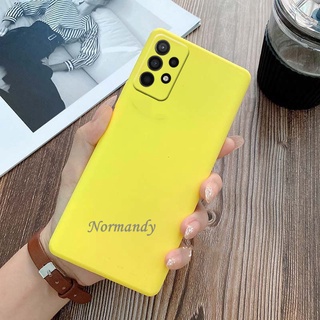 Hot Sale เคสโทรศัพท์ Phone Case for Samsung Galaxy A53 A03 A03s S22 S22+ Ultra Plus S21 FE 5G Fashion Cover Skin Feel Simple Color Casing Silicone Softcase Lens Shockproof Back Cover เคส