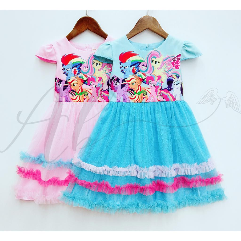 Angel Baby My Little Pony Tulle ชุดเดรส