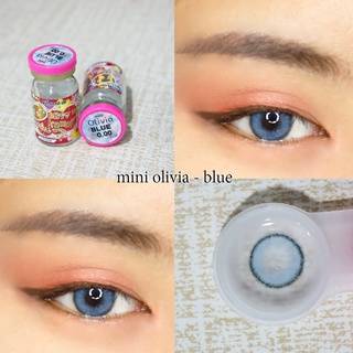 mini Olivia blue คอนเเทคเลนส์ คิตตี้ คาวาอิ มาตรฐานเกาหลี