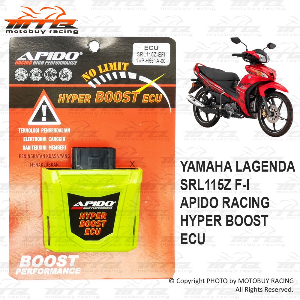 APIDO RACING HYPER BOOST ECU สําหรับ YAMAHA LAGENDA SRL115 FI