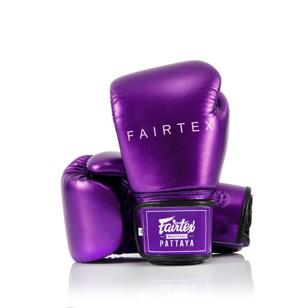 Fairtex [NEW] Arrivals BGV22 Metallic Boxing Gloves Purple สีม่วง