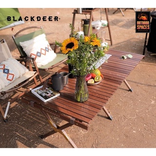 โต๊ะ Blackdeer NATURE Oak Roll up Table Black Walnut 120