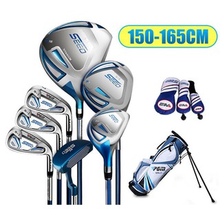 PGM NEW SEED BOY GOLF with Bag Set 7pcs Fit By Height 150-165cm ชุดเซ็ทไม้กอล์ฟ (JRTG005) Product Size ใหญ่