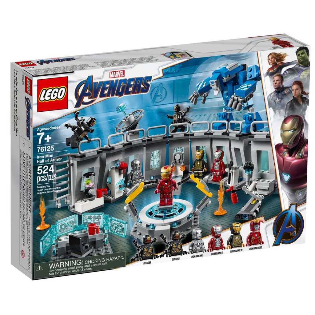 LEGO Marvel Iron Man Hall of Armor 76125