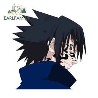 Earlfamily สติกเกอร์ ลายการ์ตูนนารูโตะ Itachi กันน้ํา กันรอยขีดข่วน สําหรับติดตกแต่งหน้าต่างรถยนต์ เซิร์ฟบอร์ด RV 13 ซม. x 12 ซม.