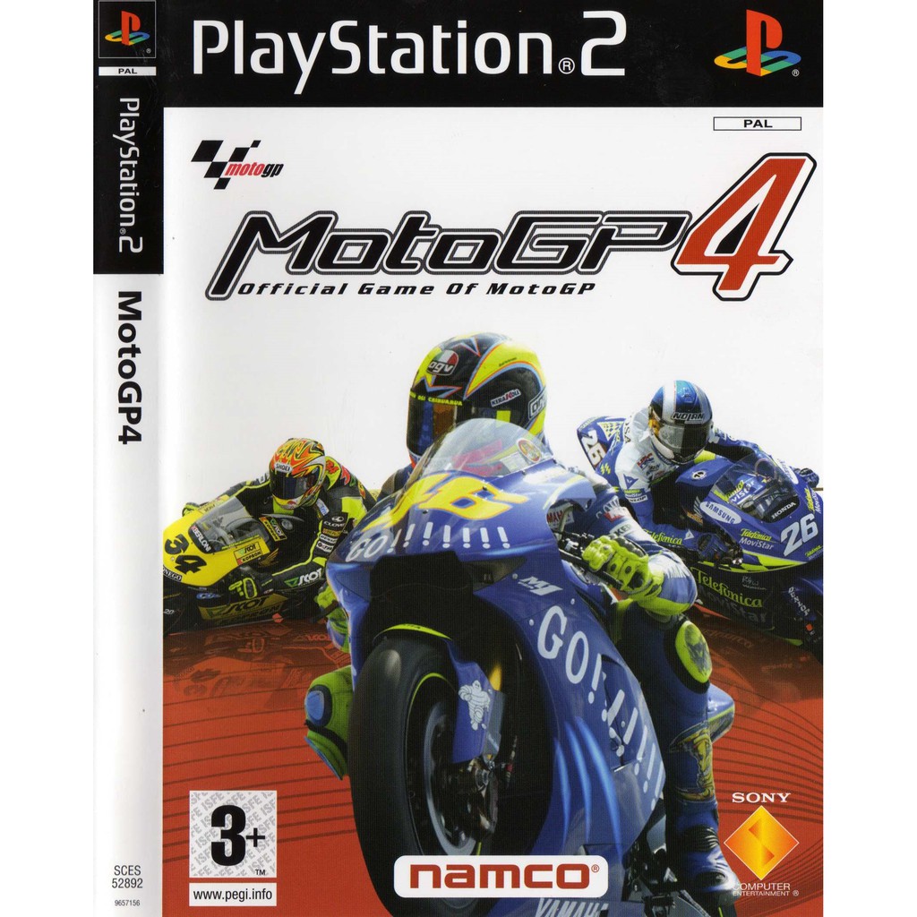 แผ่นเกมส์ MotoGP4 PS2 Playstation2 คุณภาพสูง ราคาถูก