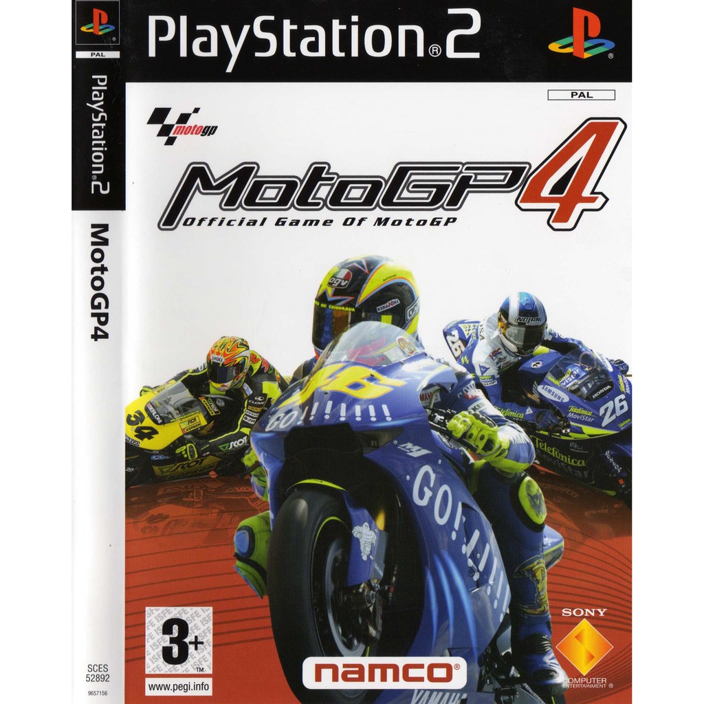 แผ่นเกมส์ MotoGP 4 PS2 Playstation2 คุณภาพสูง ราคาถูก