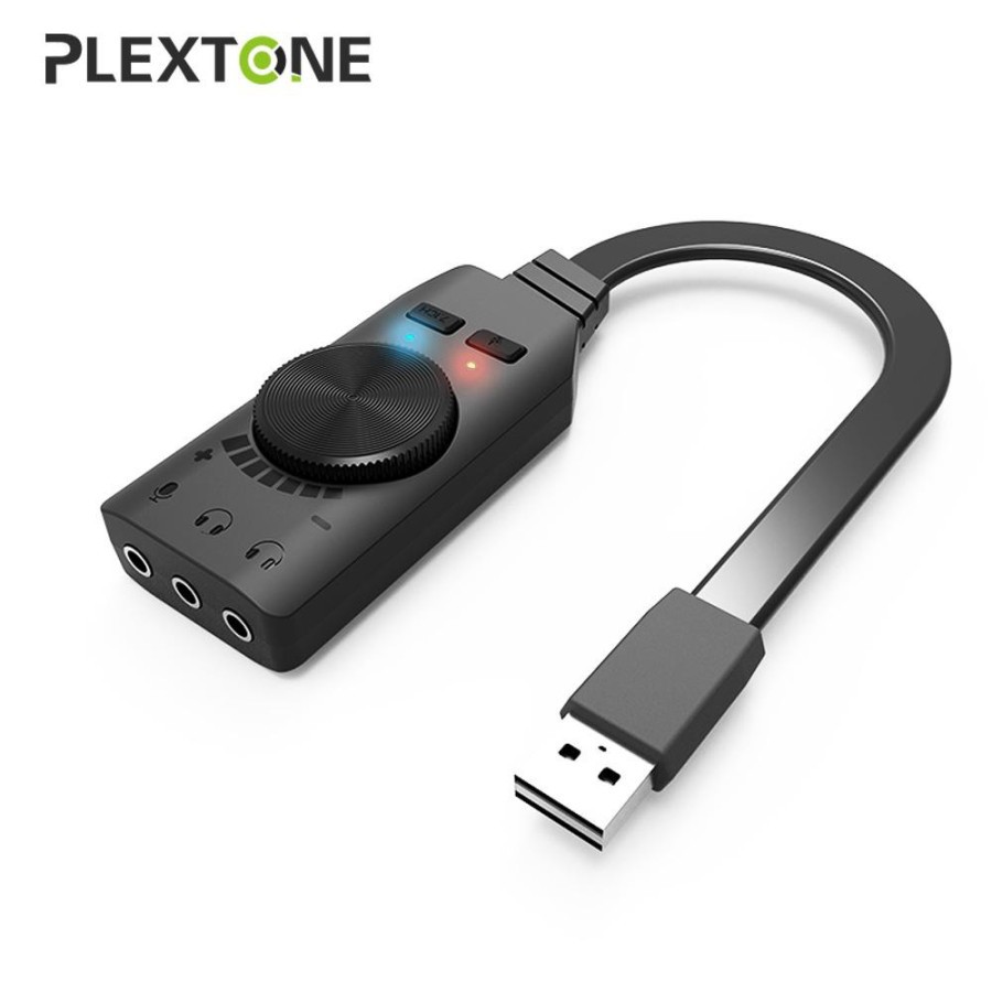 CARD EARPHONE 7.1 PLEXTONE GS3 CH GAMING USB SOUND VIRTUAL