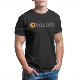 เสื้อยืดผ้าฝ้ายพิมพ์ลายขายดี เสื้อยืดแขนสั้น ผ้าฝ้ายแท้ พิมพ์ลาย Bitcoin Sign Art Satoshi Nakamoto สไตล์คลาสสิก ขนาดใหญ่