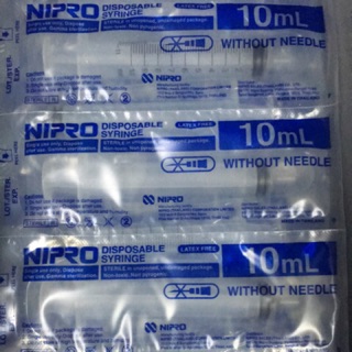 สลิง Syringe ดูดของเหลว 10ml