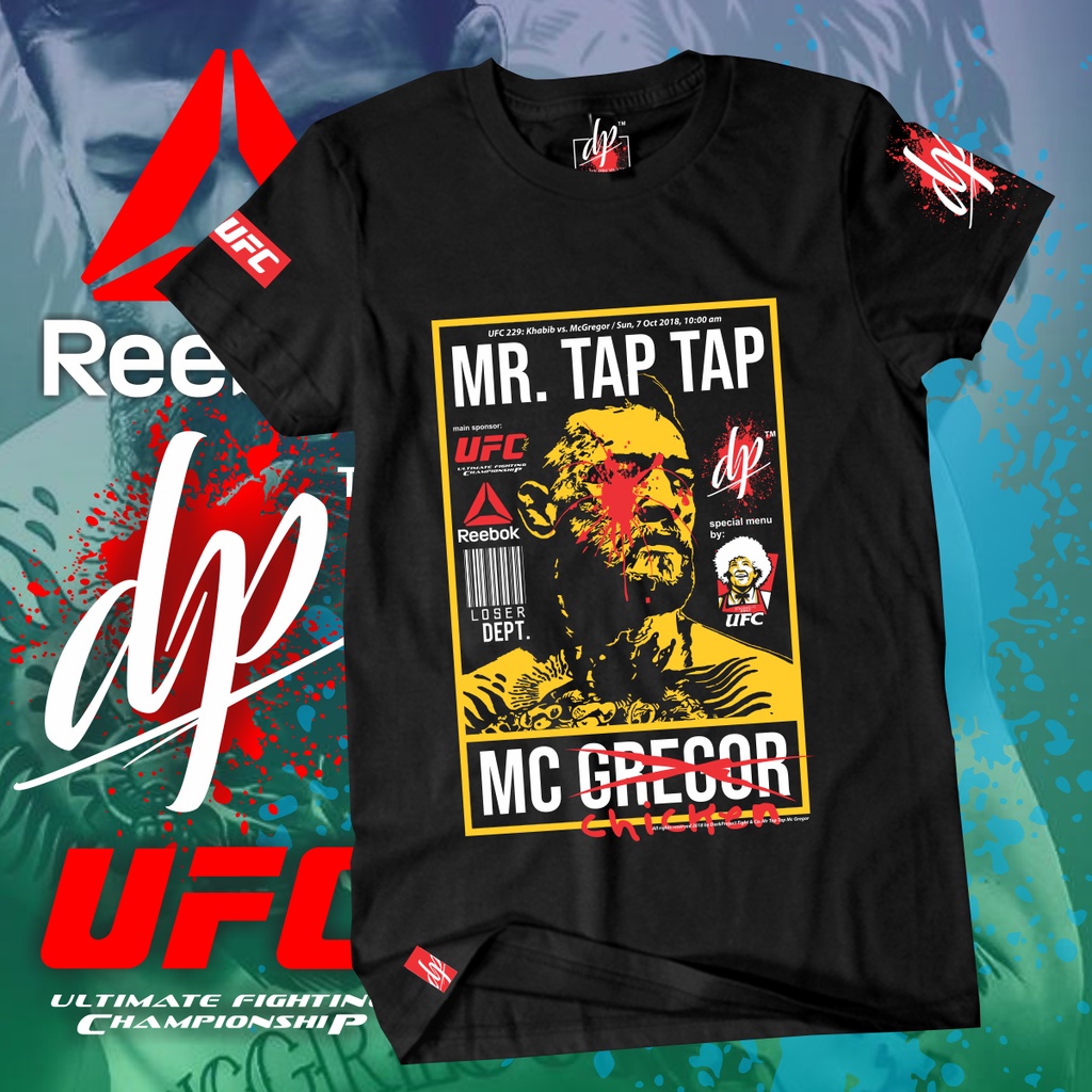 McGregor aka Mr. Tap Tap Fightwear MMA UFC by Darkproject Fight & Co. เสื้อยืดซุปเปอร์พรีเมี่ยมผสมศิ