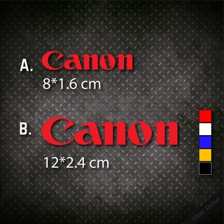 สติกเกอร์กล้อง Canon / แคนนอน 2 ขนาด งานไดคัทสะท้อนแสง3M
