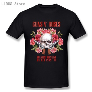 ใหม่ เสื้อยืดลําลอง แขนสั้น คอกลม พิมพ์ลายหัวกะโหลก Rock Guns N Rose Band สีดํา และสีขาว สไตล์ฮิปฮอป แฟชั่นสําหรับผู้ชาย