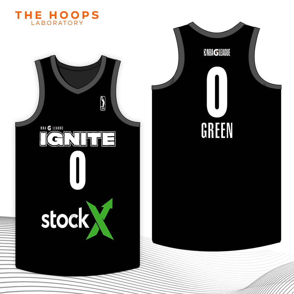 เสื้อกีฬาบาสเก็ตบอล THL X NBA G League Ignite X StockX (TOP) ฟรีชื่อและหมายเลข