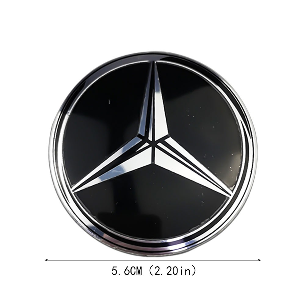 สติกเกอร์ติดล้อรถยนต์ ขนาด 56 มม. สำหรับ Mercedes Benz จำนวน 4 ชิ้น