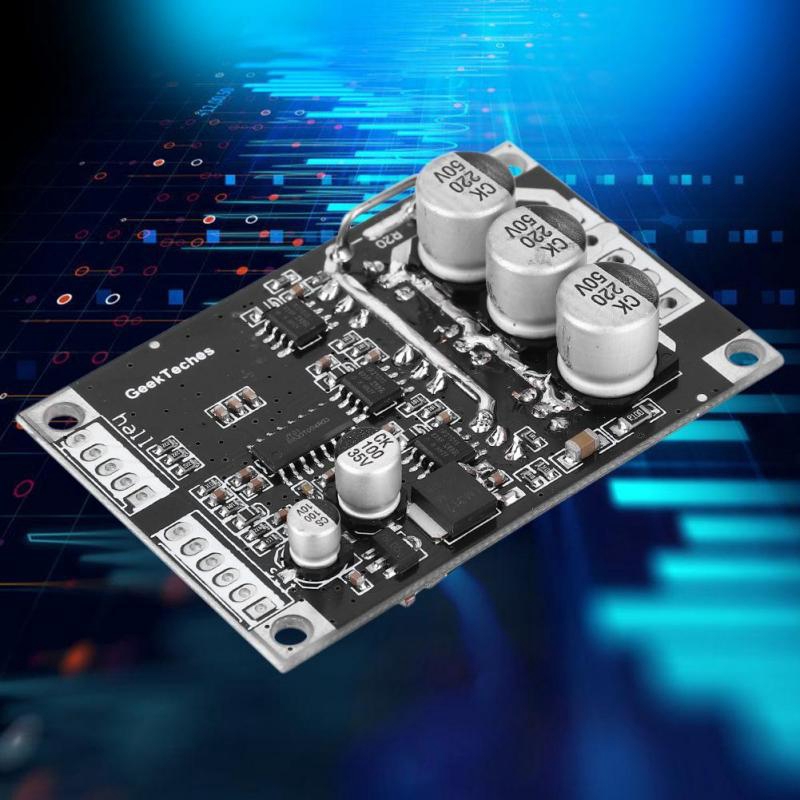 Borstelloze DC-motorcontroller – 12V-36V 15A 500W, Snelheidsregelaar Met Hall-sensor, Compact En Duurzaam