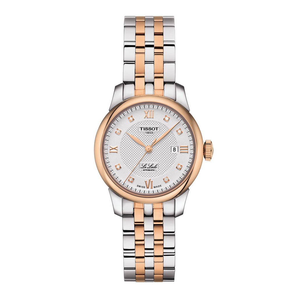 Tissot Le Locle Automatic Lady ทิสโซต์ เลอ โลค ออโตเมติค เลดี้ สีเงิน T0062072203600 นาฬิกาผู้หญิง