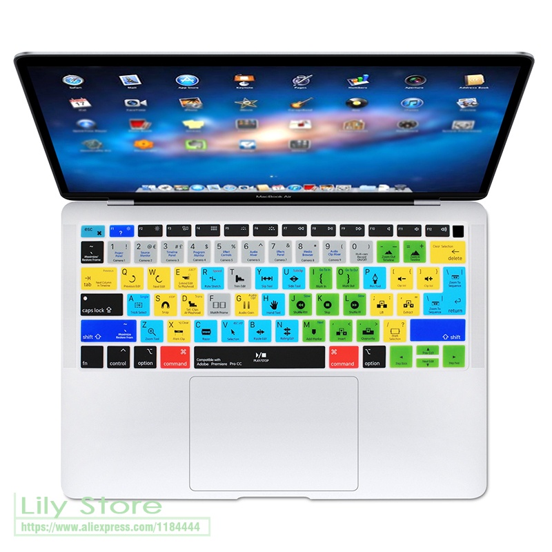A1932 For Adobe Premiere Pro CC Hotkey for MacBook  Air 13  2018 13.3 inch Release A1932 2019  Silic