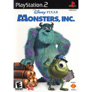 DisneyPixar Monsters, Inc.(USA) PS2 แผ่นเกมส์ps2 เกมเพล2 แผ่นplay2 มอนเตอร์อิ้ง ps2