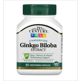 21st Century, Ginkgo Biloba Extract สารสกัดจากใบแป๊ะก๊วย