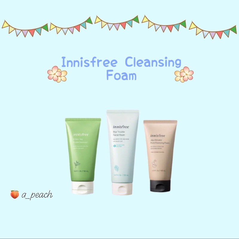 พร้อมส่ง ตัวใหม่ innisfree Green Tea Foam Morning Cleanser 150mL a
